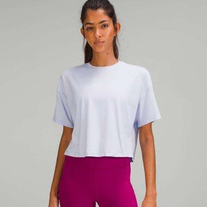 Lululemon Abrasion-Resistant Training T-Shirt in Pastel Blue